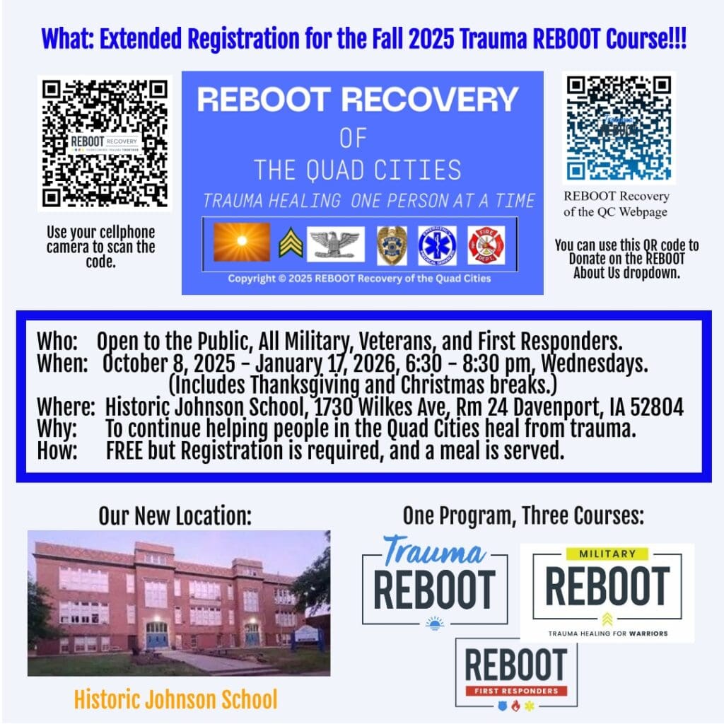 Extended Trauma REBOOT Registration - MyWingman, LLC